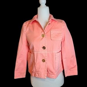 Juicy Couture ladies jacket blazer top orange size small